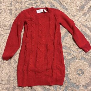 Sparkly Red Christmas holiday dress. Size 4T. No rips or stains.